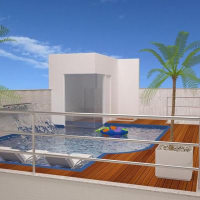 Mega Projetos Projeto Fachada Residencial Aguas Do Porto Praia Do Morro Solydus Empreendimentos 3