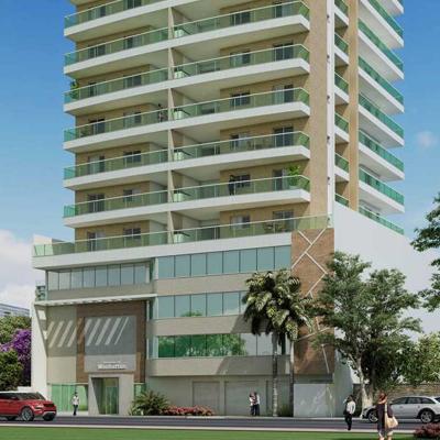 Mega Projetos Fachada Residencial Manhattan Praia Do Morro Contrutora Laviola Guarapari Espirito Santo
