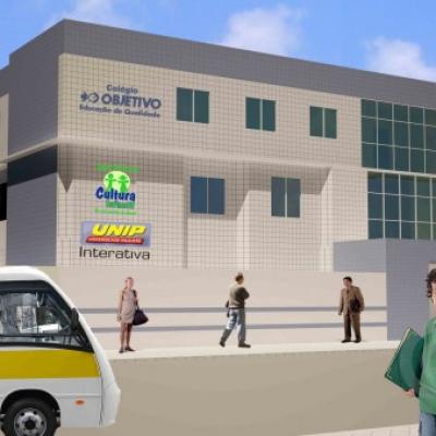 Mega Projetos Fachada Escolar Guarapari Es