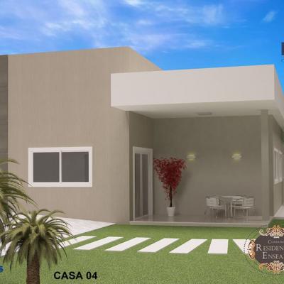 Mega Projetos Casa 04 Fachada Residencial Enseada Construtora Laviola Nova Guarapari Espirito Santo