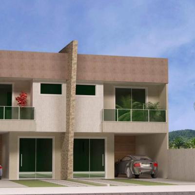 Mega Projetos Casas Fachadas Residencial Zandonadi Unifamiliar Meaipe Guarapari Espirito Santo 2