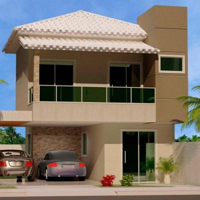 Mega Projetos Casa 01 Fachada Sgotardo Residencial Bromelias Sao Judas Tadeu Guarapari Espirito Santo 04