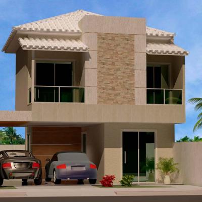 Mega Projetos Casa 01 Fachada Sgotardo Residencial Bromelias Sao Judas Tadeu Guarapari Espirito Santo 05