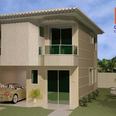 Mega Projetos Casas Fachada Construtora Quality Itapebussu Residencial House Premium Guarapari Espirito Santo 01