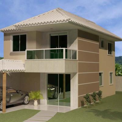 Mega Projetos Casas Fachada Construtora Quality Itapebussu Residencial House Premium Guarapari Espirito Santo 02
