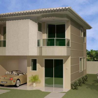 Mega Projetos Casas Fachada Construtora Quality Itapebussu Residencial House Premium Guarapari Espirito Santo 03