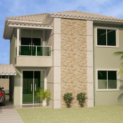 Mega Projetos Casas Fachada Construtora Quality Itapebussu Residencial House Premium Guarapari Espirito Santo 04