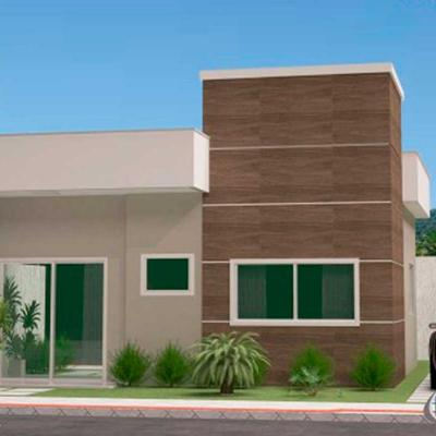 01 Mega Projetos Casa Fachada Residencial El Shaddai H Atual Construtora Santa Monica Guarapari Espirito Santo