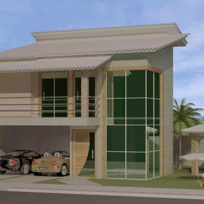 Mega Projetos Casas Fachadas Unifamiliar Praia Do Morro Guarapari Espirito Santo Verao