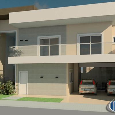 Mega Projetos Casas Fachadas Residencial Unifamiliar Praia Do Morro Primavera