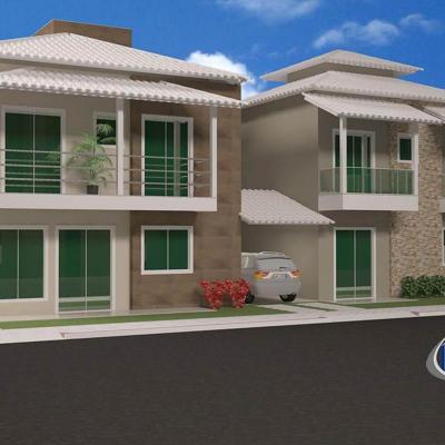 Mega Projetos Casas Fachadas Residencial Unifamiliar Praia Do Morro Guarapari Espirito Santo Cachoeiras